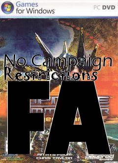Box art for No Campaign Restrictions FA