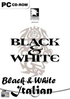 Box art for Black & White - Italian
