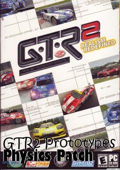 Box art for GTR2 Prototypes Physics Patch