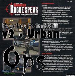 Box art for Psycho Paintball v2 - Urban Ops