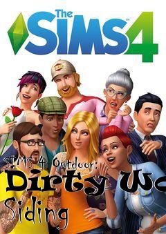 Box art for SIMS 4 Outdoor: Dirty Wood Siding 