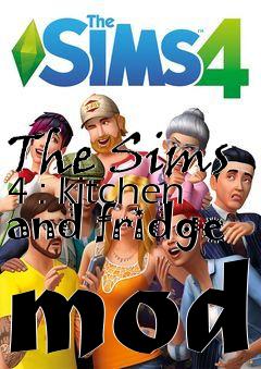 Box art for The Sims 4 : kitchen and fridge mod