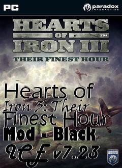 Box art for Hearts of Iron 3: Their Finest Hour Mod - Black ICE v7.23