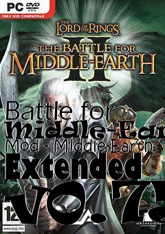 Box art for Battle for Middle-Earth Mod - Middle-Earth Extended v0.75