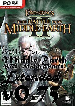 Box art for Battle for Middle-Earth Mod - Middle-Earth Extended v0.75