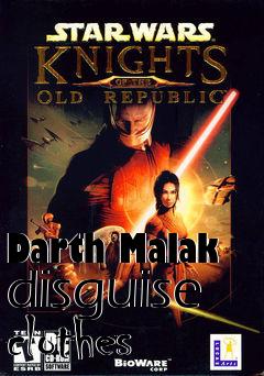 Box art for Darth Malak disguise clothes