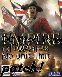 Box art for DC Mod Forces of War - No unit limit patch!