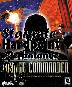 Box art for Stargate Hardpoint Re balance file