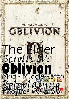 Box art for The Elder Scrolls IV: Oblivion Mod - Middle-Earth Roleplaying Project v0.2.6b