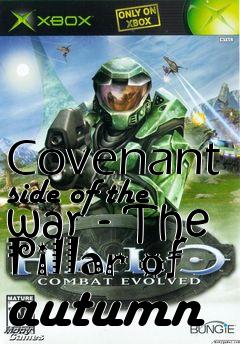 Box art for Covenant side of the war - The Pillar of autumn