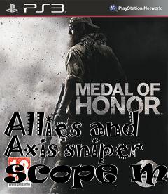 Box art for Allies and Axis sniper scope mod