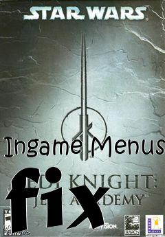 Box art for Ingame Menus fix