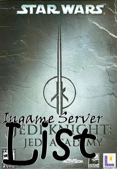 Box art for Ingame Server List