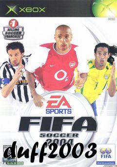 Box art for duff2003