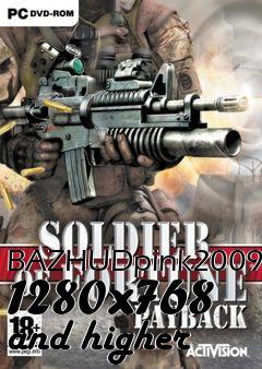 Box art for BAZHUDpink2009 1280x768 and higher
