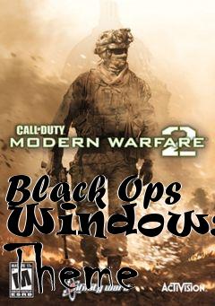 Box art for Black Ops Windows 7 Theme