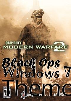 Box art for Black Ops Windows 7 Theme