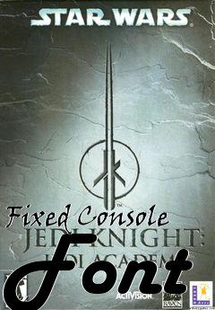 Box art for Fixed Console Font