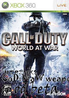 Box art for Grzezniks CoD:WaW weapon mod beta