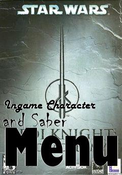 Box art for Ingame Character and Saber Menu