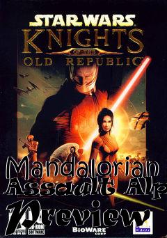 Box art for Mandalorian Assault Alpha Preview