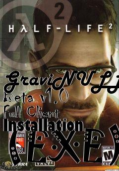 Box art for GraviNULL Beta v1.0 Full Client Installation (EXE)