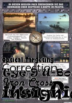 Box art for Tye 9 U-Boat Iron Cross insignia