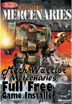 Box art for MechWarrior 4 Mercenaries Full Free Game Installer