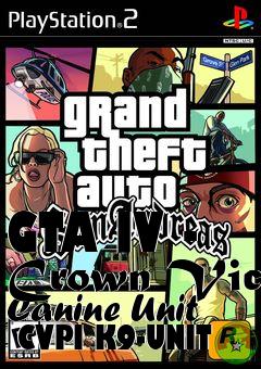 Box art for GTA IV - Crown Vic Canine Unit  CVPI K9-UNIT