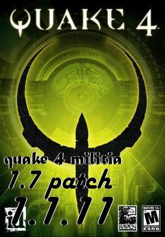 Box art for quake 4 militia 1.7 patch 1.1.11