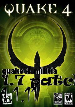 Box art for quake 4 militia 1.7 patch 1.1.11