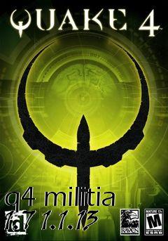 Box art for q4 militia 1.7 1.1.13