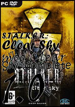 Box art for S.T.A.L.K.E.R.: Clear Sky mod Clear Sky Complete 1.0
