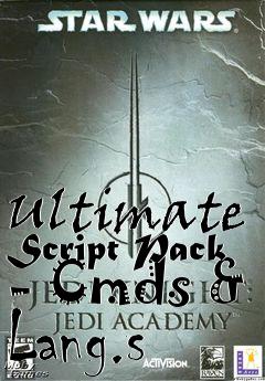 Box art for Ultimate Script Pack - Cmds & Lang.s