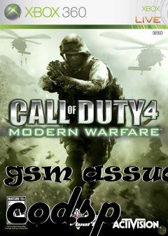 Box art for gsm assualt codsp