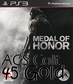 Box art for ACS Colt 45 Gold