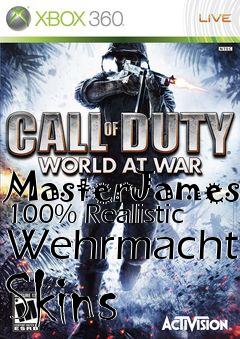 Box art for MasterJames 100% Realistic Wehrmacht Skins