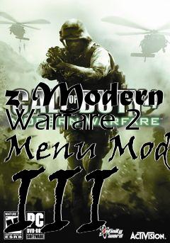 Box art for z Modern Warfare 2 Menu Mod III