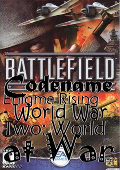 Box art for Codename Enigma Rising - World War Two: World at War