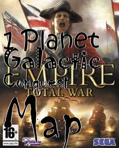 Box art for 1 Planet Galactic Conquest Map