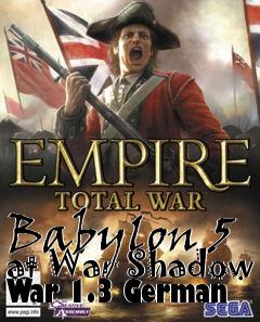 Box art for Babylon 5 at War Shadow War 1.3 German