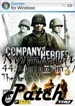 Box art for Normandy 44: European Theater 1.1 Patch