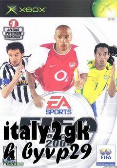 Box art for italy2gk h byvp29