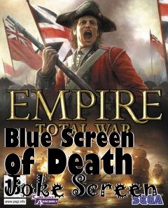 Box art for Blue Screen of Death Joke Screen