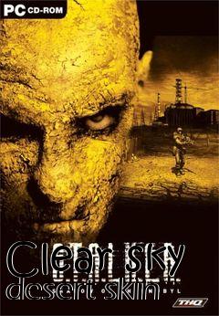 Box art for Clear sky desert skin