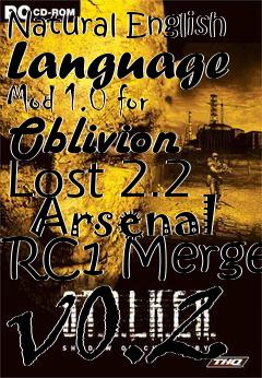 Box art for Natural English Language Mod 1.0 for Oblivion Lost 2.2   Arsenal RC1 Merge v0.2