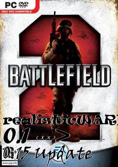 Box art for realisticWARFARE 0.1 ---> 0.15 Update