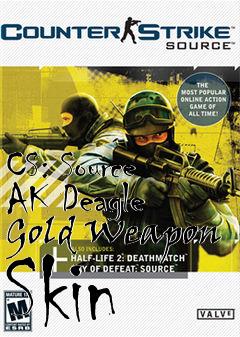 Box art for CS: Source AK Deagle Gold Weapon Skin