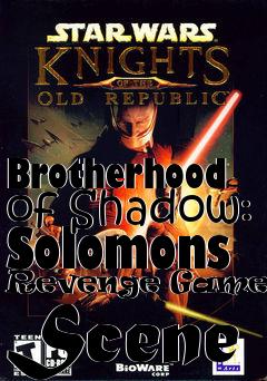 Box art for Brotherhood of Shadow: Solomons Revenge Gameplay Scene