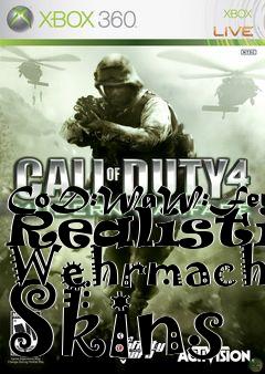 Box art for CoD:WaW:Ferrys Realistic Wehrmacht Skins